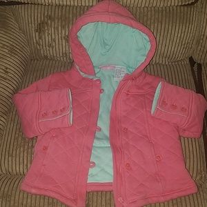 Kids Headquarters quilted coat size 5